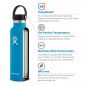 Preview: Hydro Flask Standard Mouth Isolierflasche 18 OZ (532ml) / 24 OZ (710ml) white