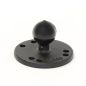 Preview: RAM Mounts Basisplatte rund - B-Kugel, Platten-Durchmesser 63,5 mm, AMPS-Lochraster
