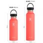 Preview: Hydro Flask Standard Mouth Isolierflasche 18 OZ (532ml) / 24 OZ (710ml) hibiscus