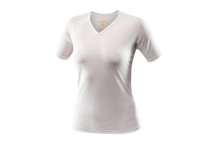 DEVOLD Breeze Woman, Modell "T-Shirt" Offwhite