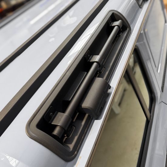 ABNTR4X4 Relingrohr 4er-Set für INEOS Grenadier – schwarz eloxiert