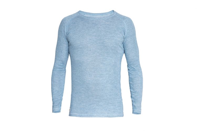 RÖJK Man Superwear, Langarmshirt Modell "Superbase Sweater" Berry Blue