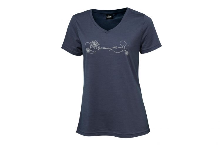 Damen-T-Shirt von IVANHOE, Modell "Mim GWSC" Steelblue