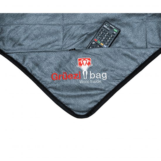 Grüezi bag Decke "Wellhealth Blanket Deluxe" Smokey