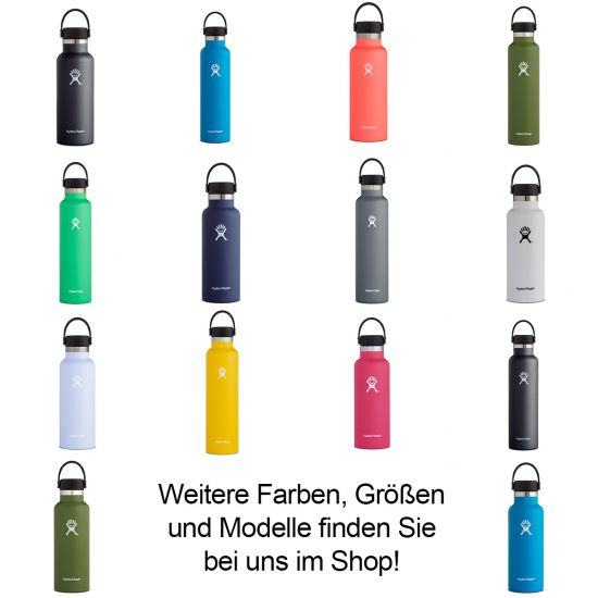 Hydro Flask Standard Mouth Isolierflasche 18 OZ (532ml) / 24 OZ (710ml) olive