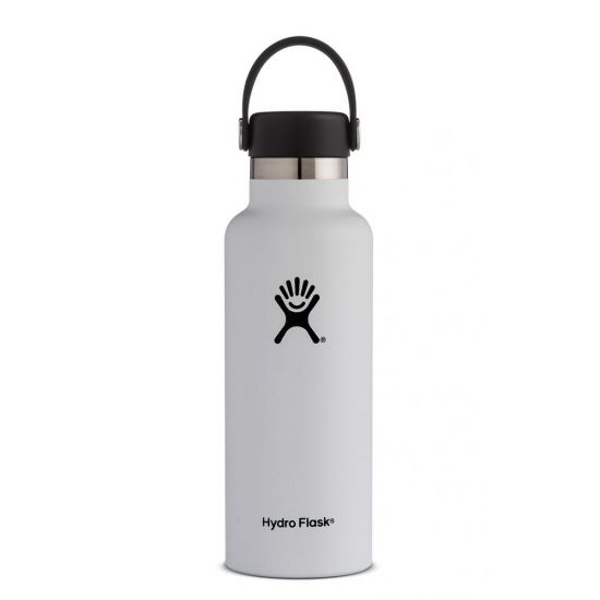 Hydro Flask Standard Mouth Isolierflasche 18 OZ (532ml) / 24 OZ (710ml) white