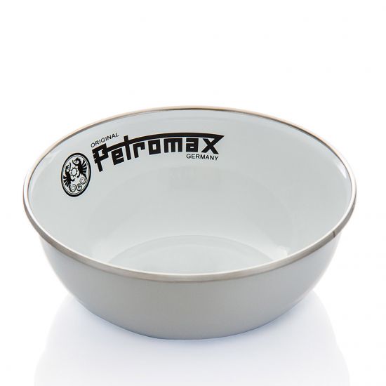 PETROMAX Emaille Schalen 600 ml "Weiß" 2er Set