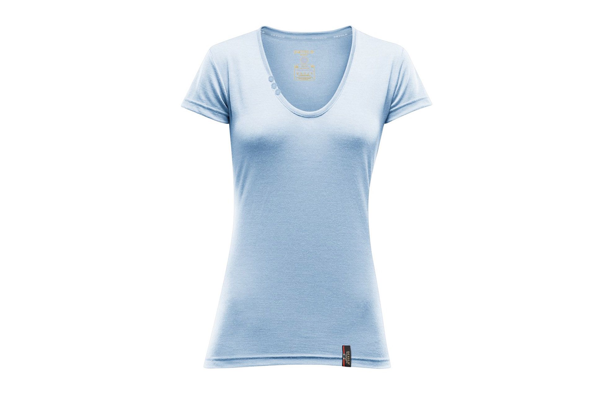 DEVOLD Lifestyle Woman, Modell "Sukkertoppen Tee" Cash Blue