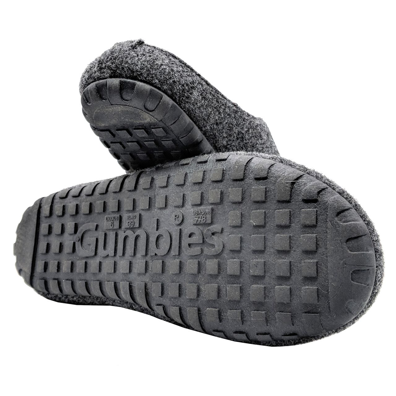 GUMBIES Hausschuhe "Outback Slipper" Charcoal & Turquoise