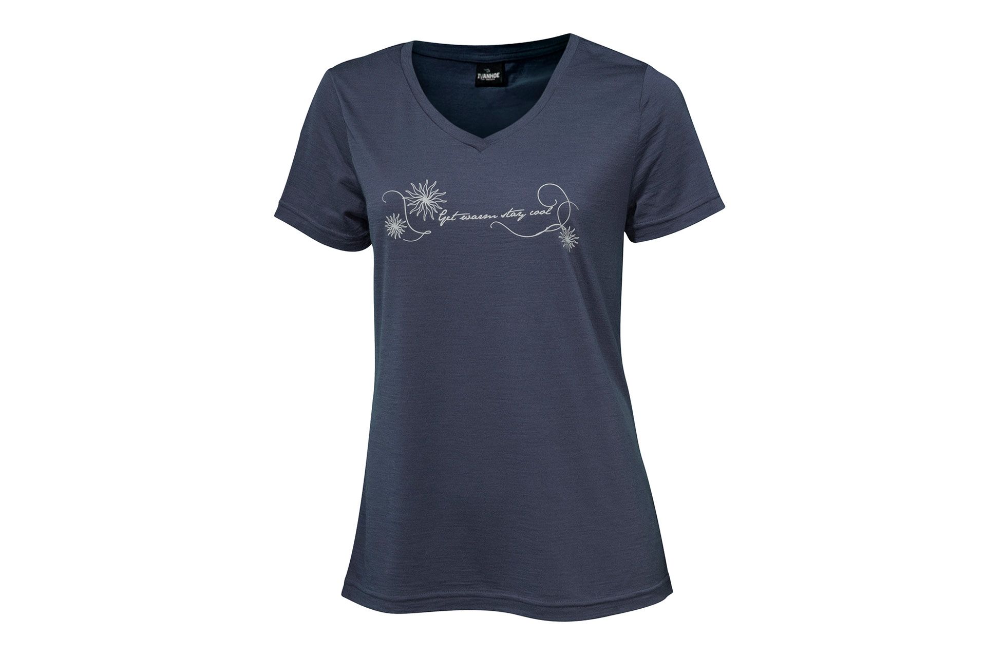 Damen-T-Shirt von IVANHOE, Modell "Mim GWSC" Steelblue