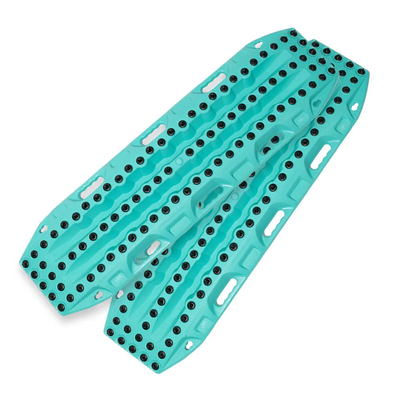 MAXTRAX 2 Stück Bergungsboards "XTREME" mit 88 Alu-Zähnen, Türkis
