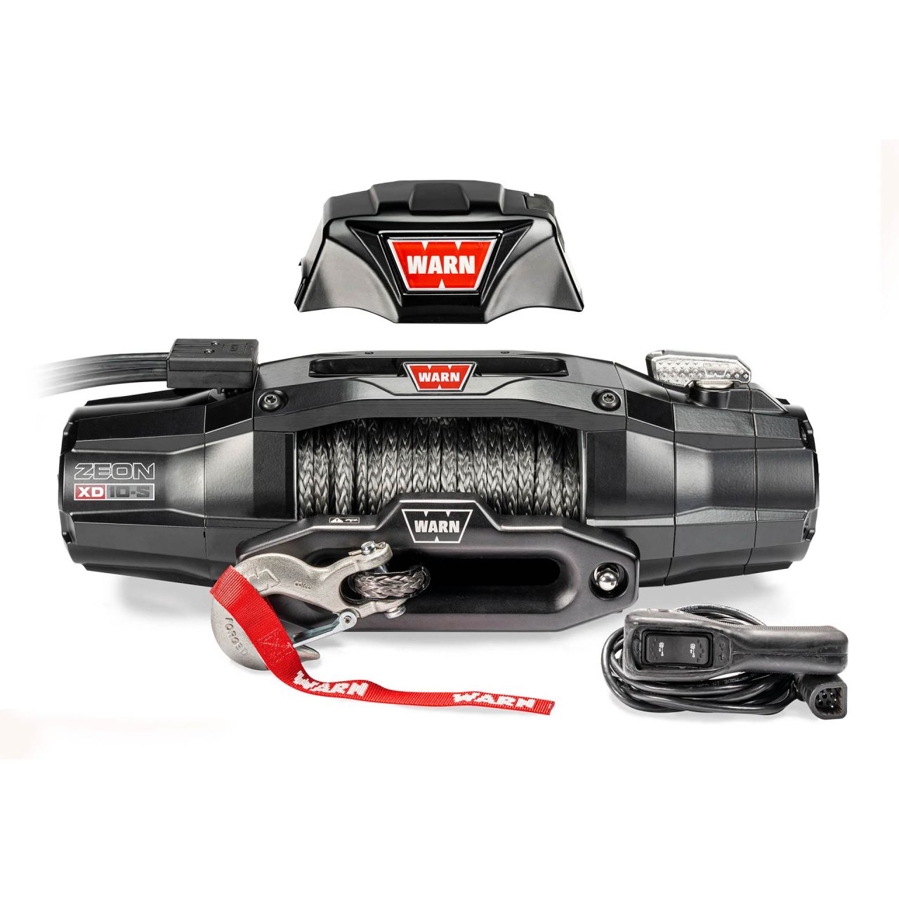 WARN Seilwinde ZEON XD 10-S 12V 4.535 kg Zugkraft inkl. Kunststoffseil