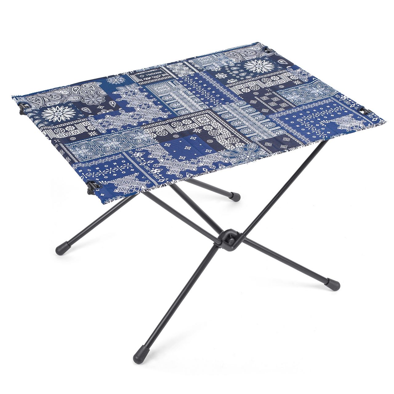 HELINOX Tisch "Table One Hard Top L" Blue Bandanna Quilt