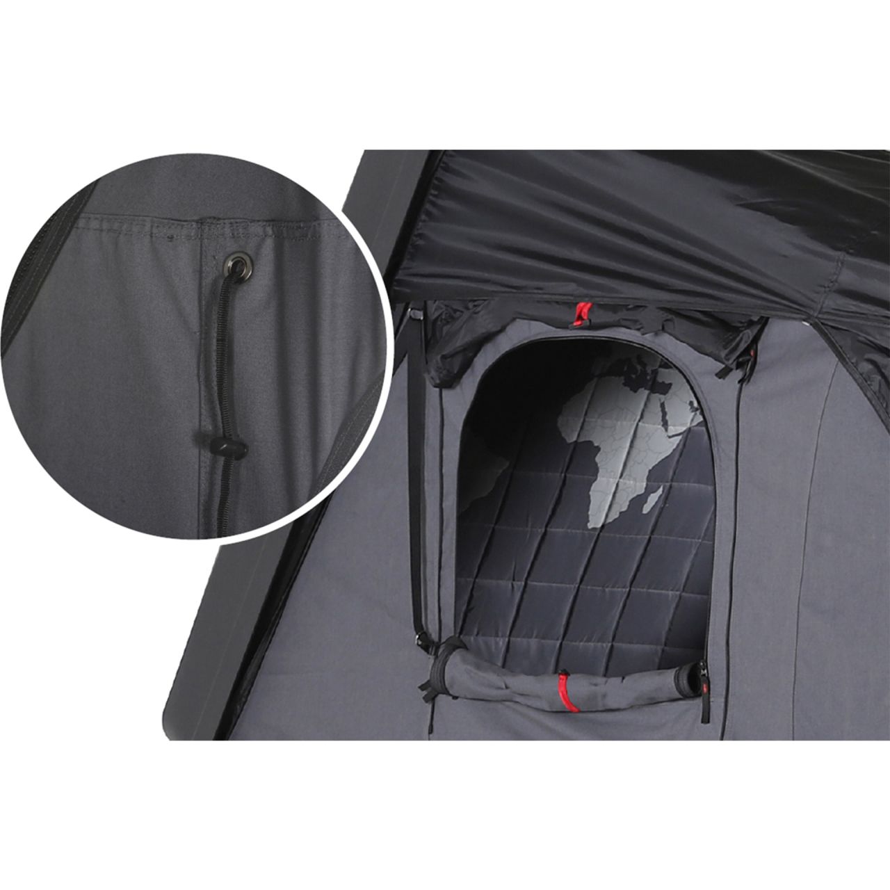iKamper Hybrid Dachzelt "Skycamp 3.0 Mini" Rocky Black 130 x 210