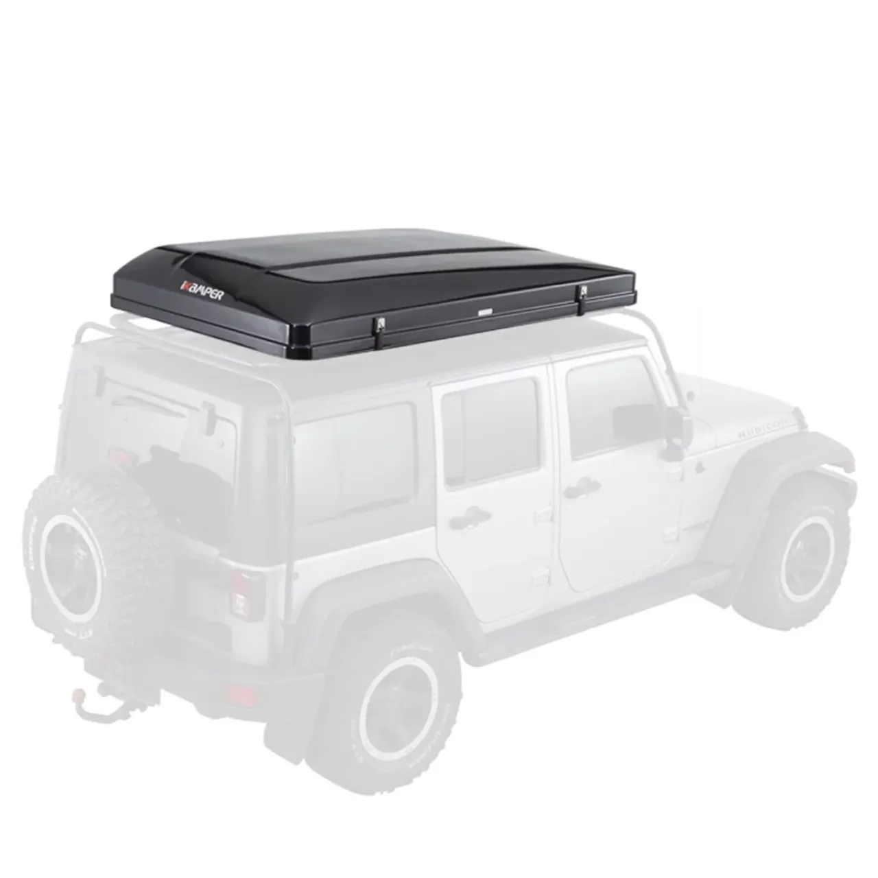 iKamper Hybrid Dachzelt "Skycamp 2.0" Rocky Black 197 x 203 cm